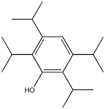 2,3,5,6-Tetraisopropylphenol Struktur