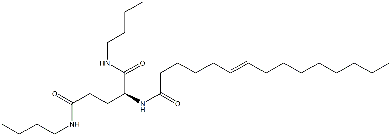 N2-(6-Pentadecenoyl)-N1,N5-dibutylglutaminamide Struktur