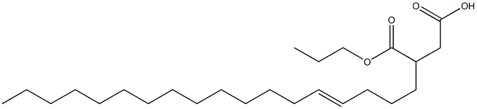 3-(4-Octadecenyl)succinic acid 1-hydrogen 4-propyl ester Struktur