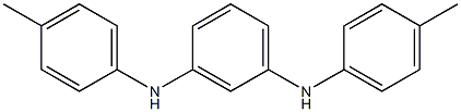 N,N'-Bis(4-methylphenyl)-1,3-phenylenediamine Struktur