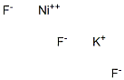 Potassium nickel trifluoride Struktur