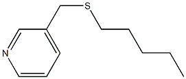 3-(Pentylthiomethyl)pyridine Struktur