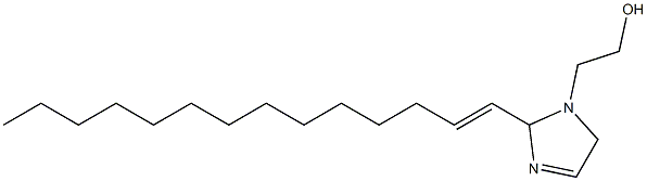 2-(1-Tetradecenyl)-3-imidazoline-1-ethanol Struktur