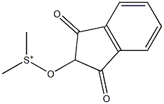 1,3-Dioxoindan-2-yloxydimethylsulfonium Struktur