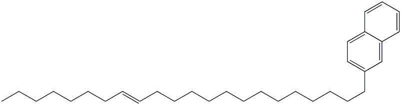 2-(14-Docosenyl)naphthalene Struktur