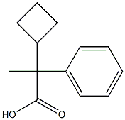 2-Cyclobutyl-2-phenylpropionic acid Struktur