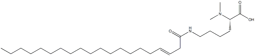 N6-(3-Icosenoyl)-N2,N2-dimethyllysine Struktur