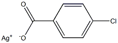 4-Chlorobenzoic acid silver(I) salt Struktur