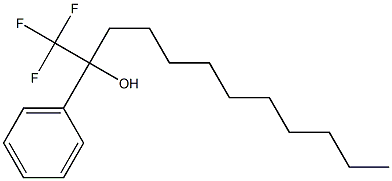 1,1,1-Trifluoro-2-phenyldodecan-2-ol Struktur