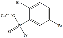 2,5-Dibromophenylphosphonic acid calcium salt Struktur