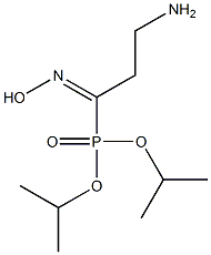 3-Amino-1-hydroxyiminopropylphosphonic acid diisopropyl ester Struktur