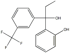 1-(3-Trifluoromethylphenyl)-1-(2-hydroxyphenyl)-1-propanol Struktur