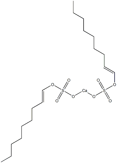 Bis[(1-nonenyloxy)sulfonyloxy]calcium Struktur