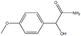 (+)-p-Methoxy-L-mandelamide Struktur