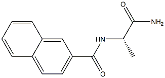 N-(2-Naphthoyl)-L-alaninamide Struktur