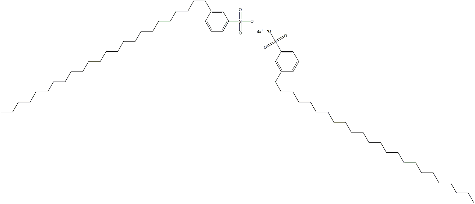 Bis(3-tetracosylbenzenesulfonic acid)barium salt Struktur