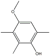 4-Methoxy-2,3,6-trimethylphenol Struktur