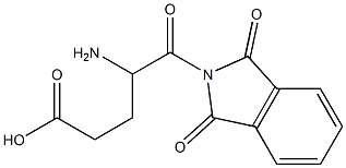 4-Amino-5-(1,3-dioxoisoindolin-2-yl)-5-oxovaleric acid Struktur