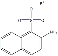 2-Amino-1-naphthalenesulfonic acid potassium salt Struktur