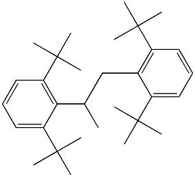 1,2-Bis(2,6-di-tert-butylphenyl)propane Struktur