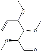 (2S,3S,4S)-2,3,4-Trimethoxy-5-hexenal Struktur