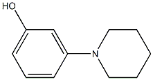 m-Piperidinophenol Struktur