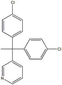 3-[1,1-Bis(4-chlorophenyl)ethyl]pyridine Struktur