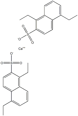 Bis(1,5-diethyl-2-naphthalenesulfonic acid)calcium salt Struktur