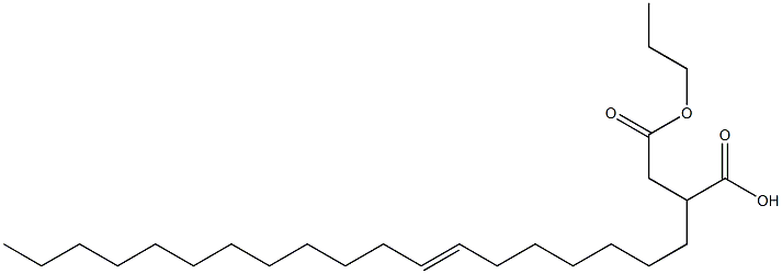 2-(7-Nonadecenyl)succinic acid 1-hydrogen 4-propyl ester Struktur