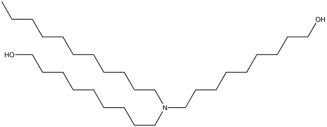 9,9'-(Undecylimino)bis(1-nonanol) Struktur