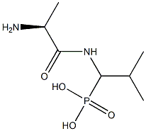 [1-(L-Alanylamino)-2-methylpropyl]phosphonic acid Struktur