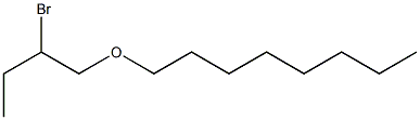 Octyl 2-bromobutyl ether Struktur