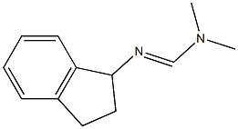 N1,N1-Dimethyl-N2-(indan-1-yl)formamidine Struktur