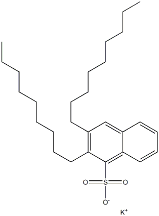 2,3-Dinonyl-1-naphthalenesulfonic acid potassium salt Struktur