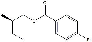 (-)-p-Bromobenzoic acid (R)-2-methylbutyl ester Struktur