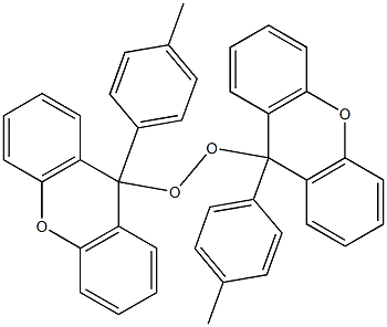 Bis[9-(4-methylphenyl)-9H-xanthen-9-yl] peroxide Struktur