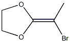 2-(1-Bromoethylidene)-1,3-dioxolane Struktur