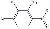 2-Amino-6-chloro-3-nitrophenol Struktur