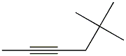 5,5-Dimethyl-2-hexyne Struktur