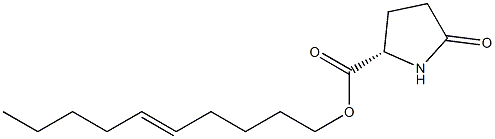 (S)-5-Oxopyrrolidine-2-carboxylic acid 5-decenyl ester Struktur