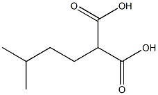 2-Isopentylmalonic acid Struktur