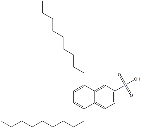 5,8-Dinonyl-2-naphthalenesulfonic acid Struktur