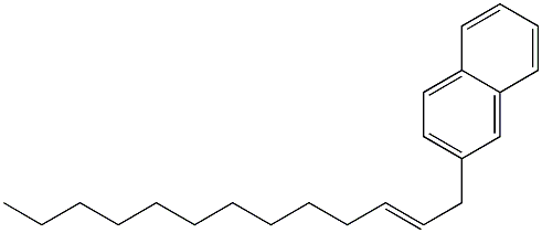 2-(2-Tridecenyl)naphthalene Struktur