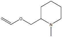 1-Methyl-2-[(vinyloxy)methyl]piperidine Struktur