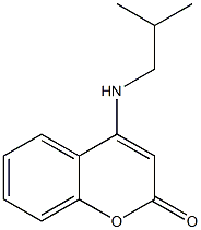 4-[(2-Methylpropyl)amino]-2H-1-benzopyran-2-one Struktur