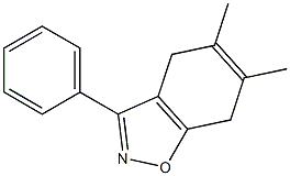 4,7-Dihydro-5,6-dimethyl-3-phenyl-1,2-benzisoxazole Struktur