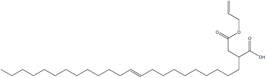 2-(10-Tricosenyl)succinic acid 1-hydrogen 4-allyl ester Struktur