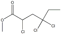 2,4,4-Trichlorocaproic acid methyl ester Struktur