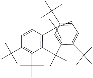 2-(2,3,6-Tri-tert-butylphenyl)-2-(2,5-di-tert-butylphenyl)propane Struktur