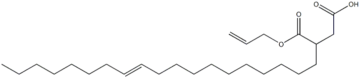 3-(11-Nonadecenyl)succinic acid 1-hydrogen 4-allyl ester Struktur